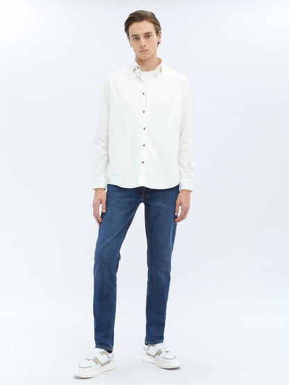Kordstoff Regular Fit Woven Casual Hemd