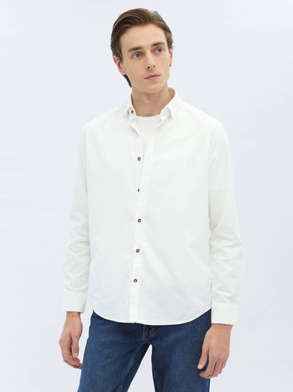 Kordstoff Regular Fit Woven Casual Hemd