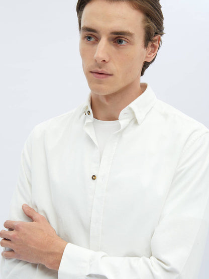 Kordstoff Regular Fit Woven Casual Hemd