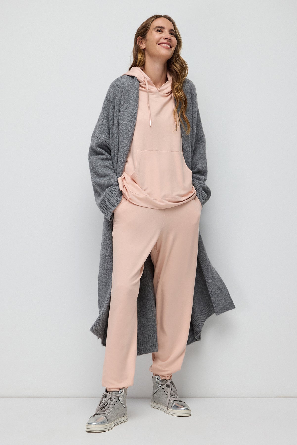 Jogginghose mit elastischen Bündchen an den Knöcheln