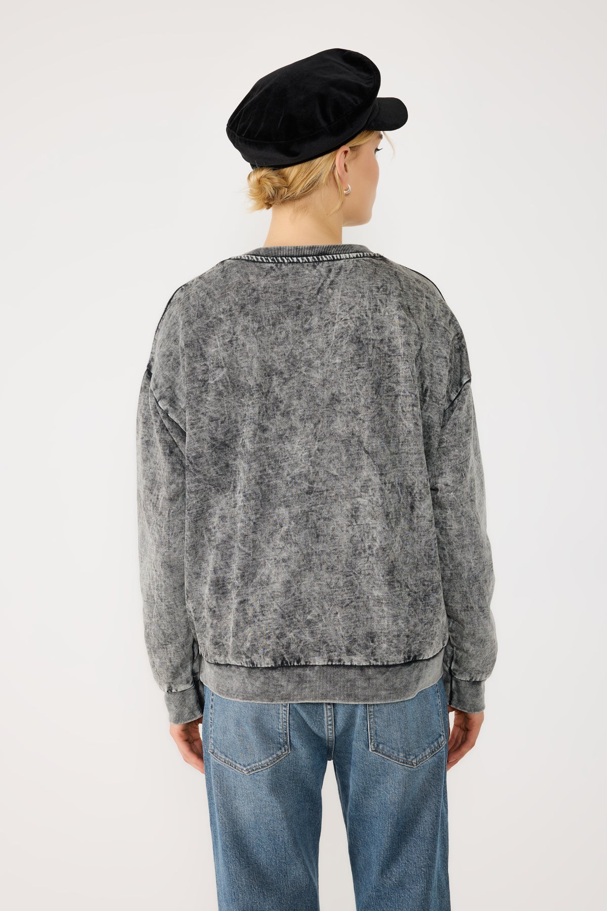 Sweatshirt mit Rundhalsausschnitt