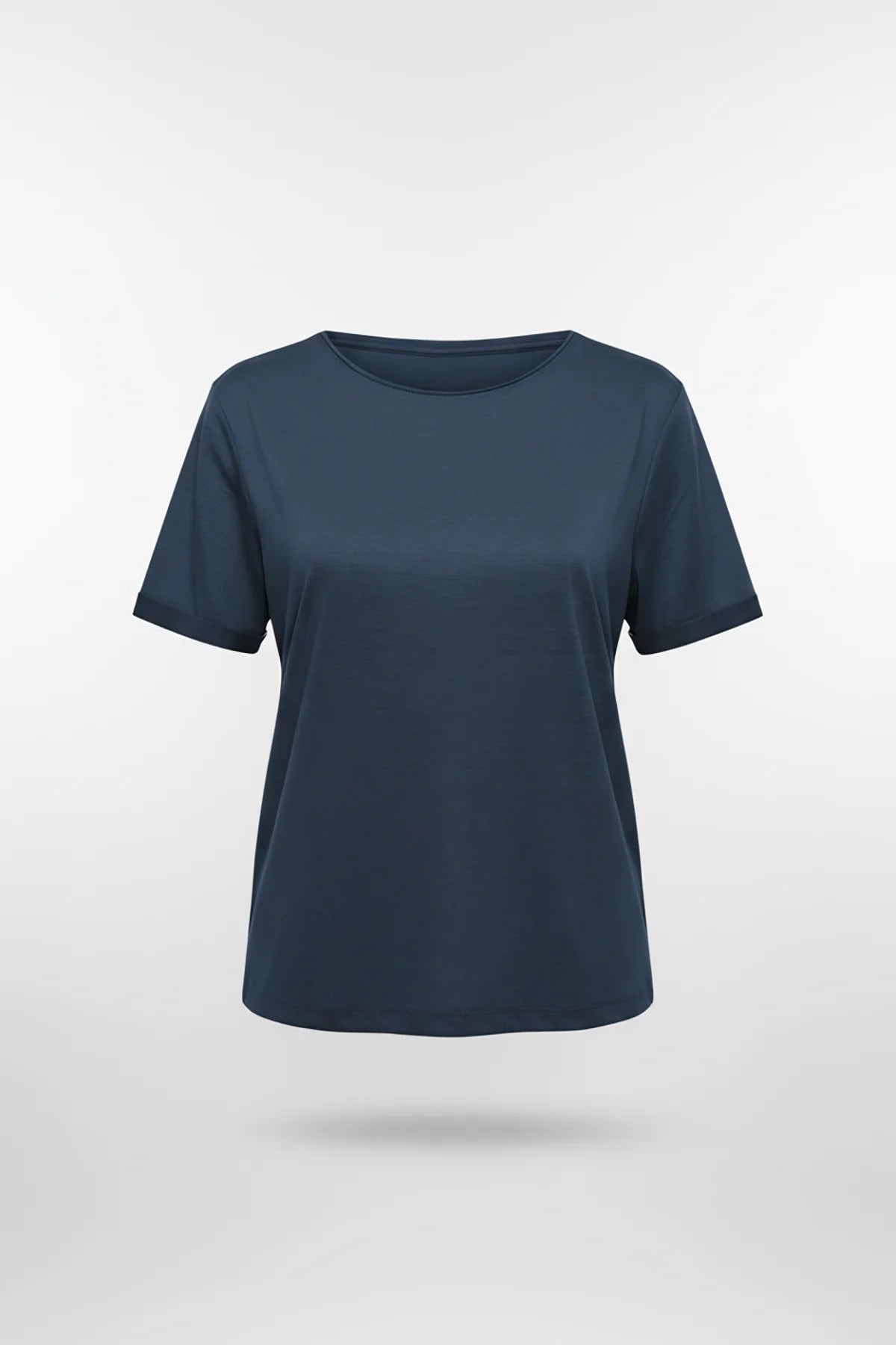 Crew-Neck Basic Kurzarm T-Shirt