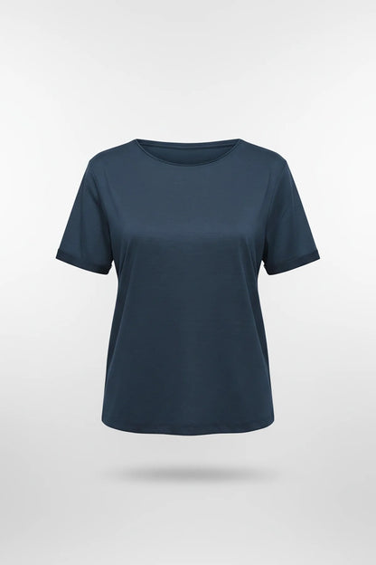 Crew-Neck Basic Kurzarm T-Shirt