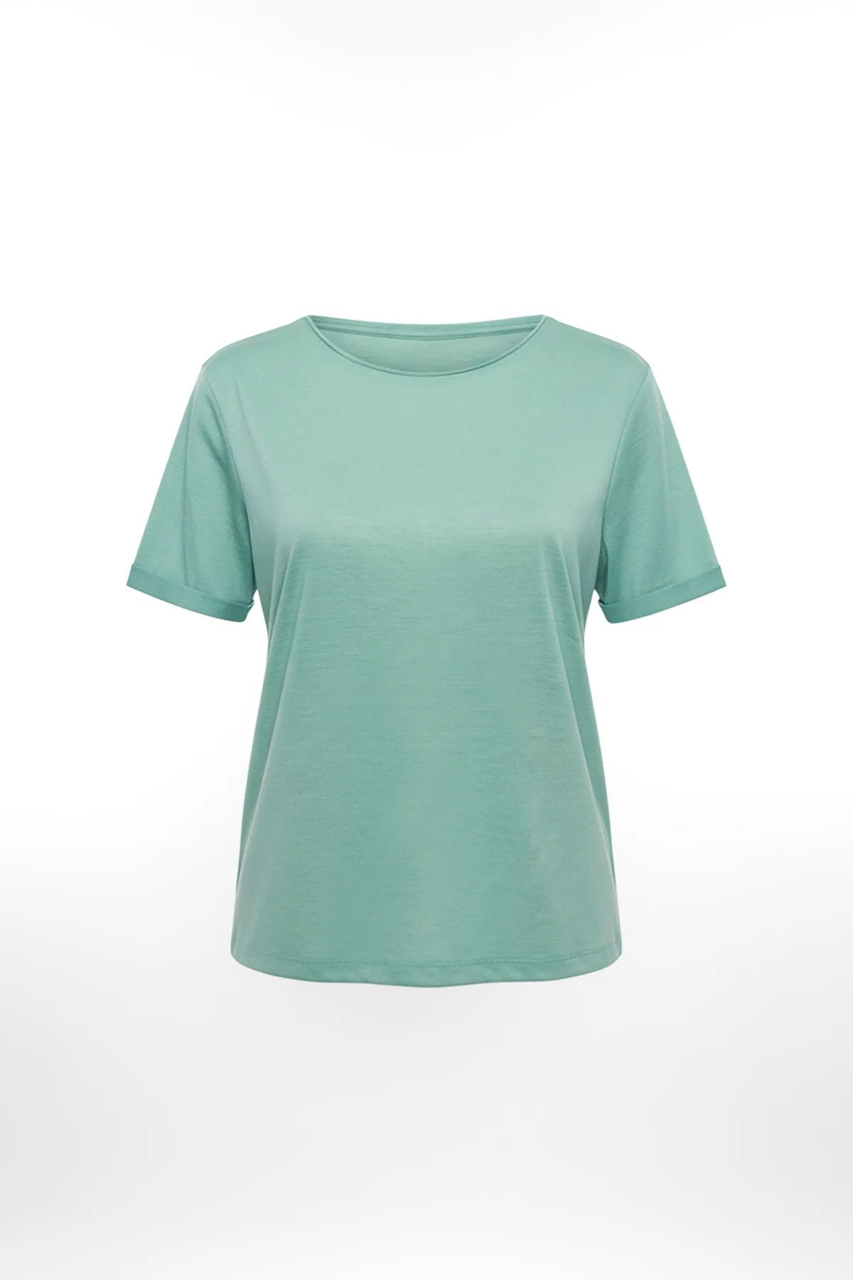 Crew-Neck Basic Kurzarm T-Shirt