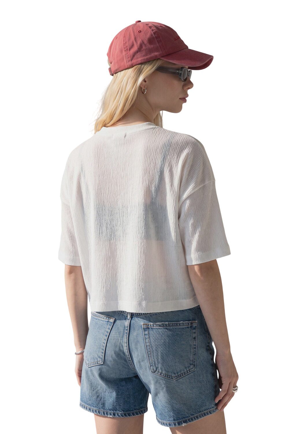 Basic T-Shirt mit Rundhalsausschnitt