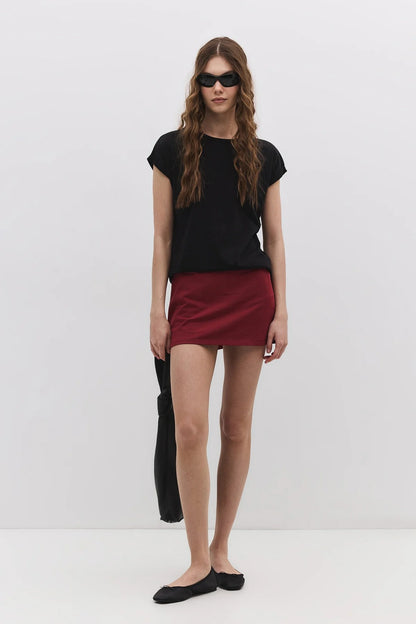 Basic-T-Shirt mit Rundhalsausschnitt