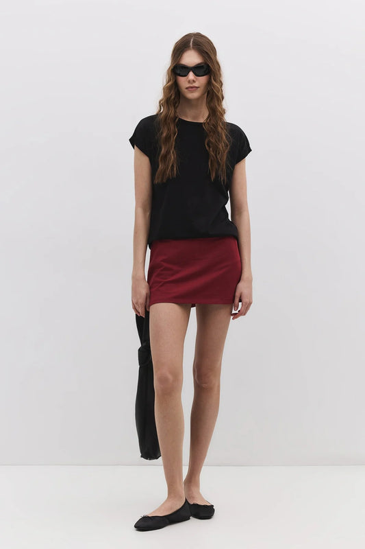 Basic-T-Shirt mit Rundhalsausschnitt