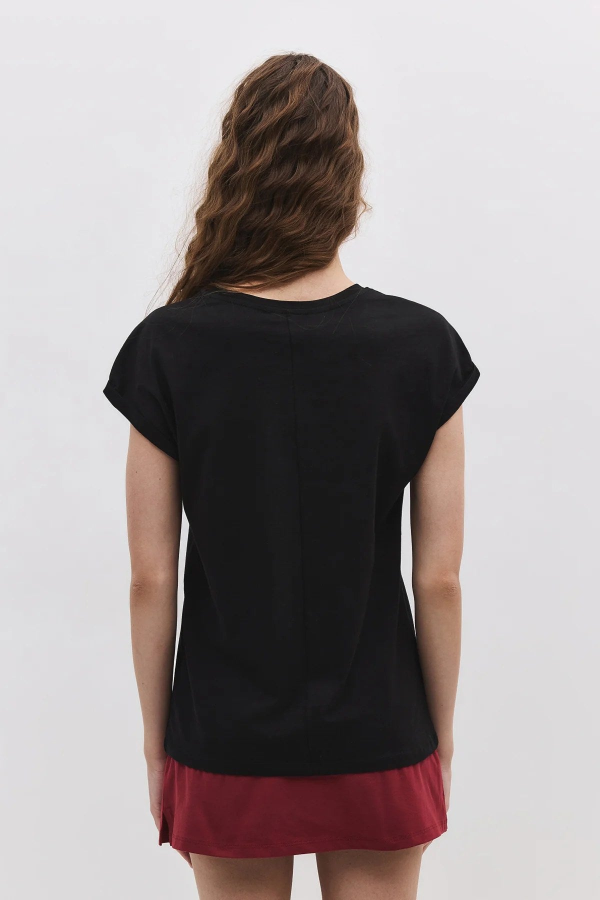 Basic-T-Shirt mit Rundhalsausschnitt