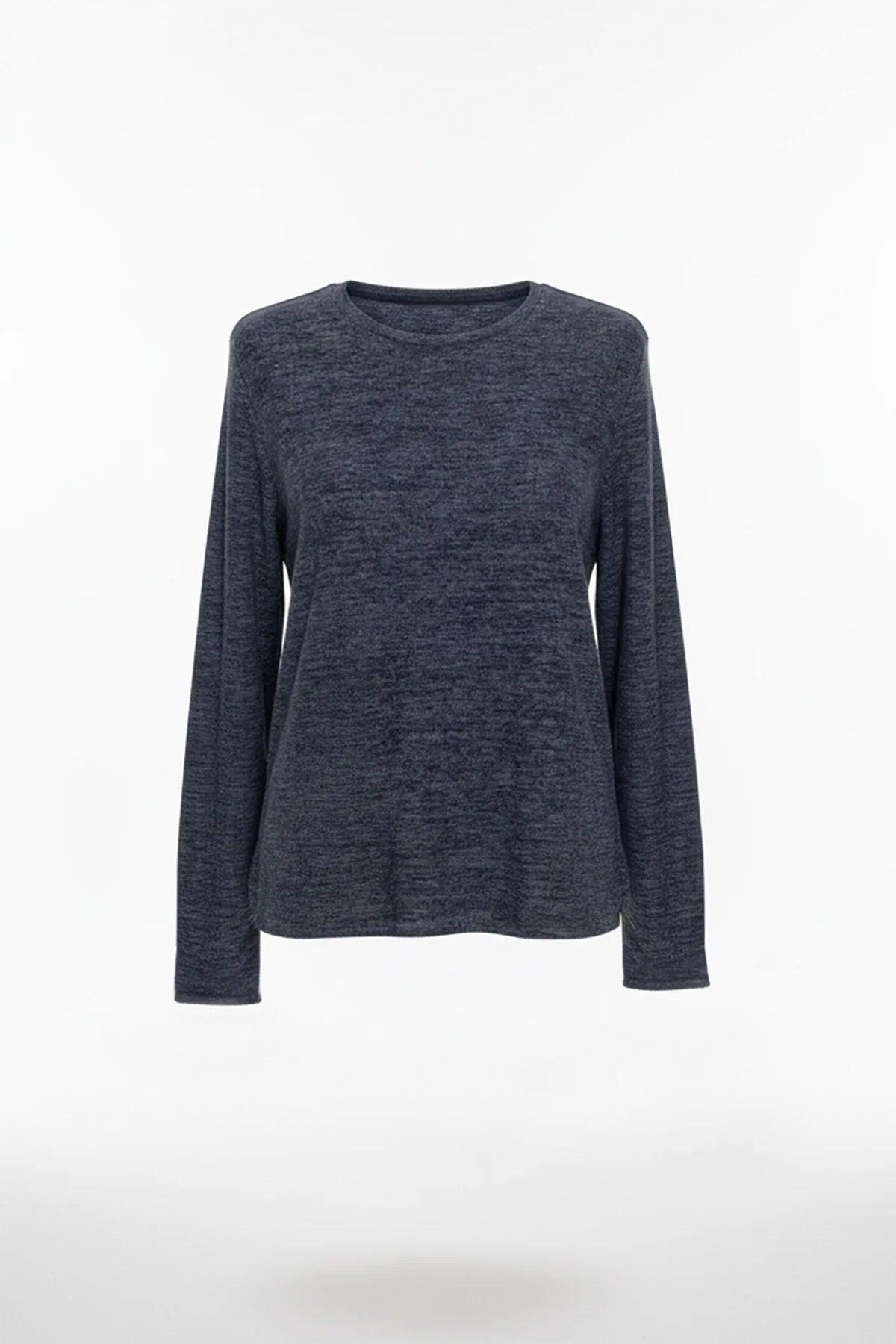 Basic Langarmshirt mit Rundhalsausschnitt