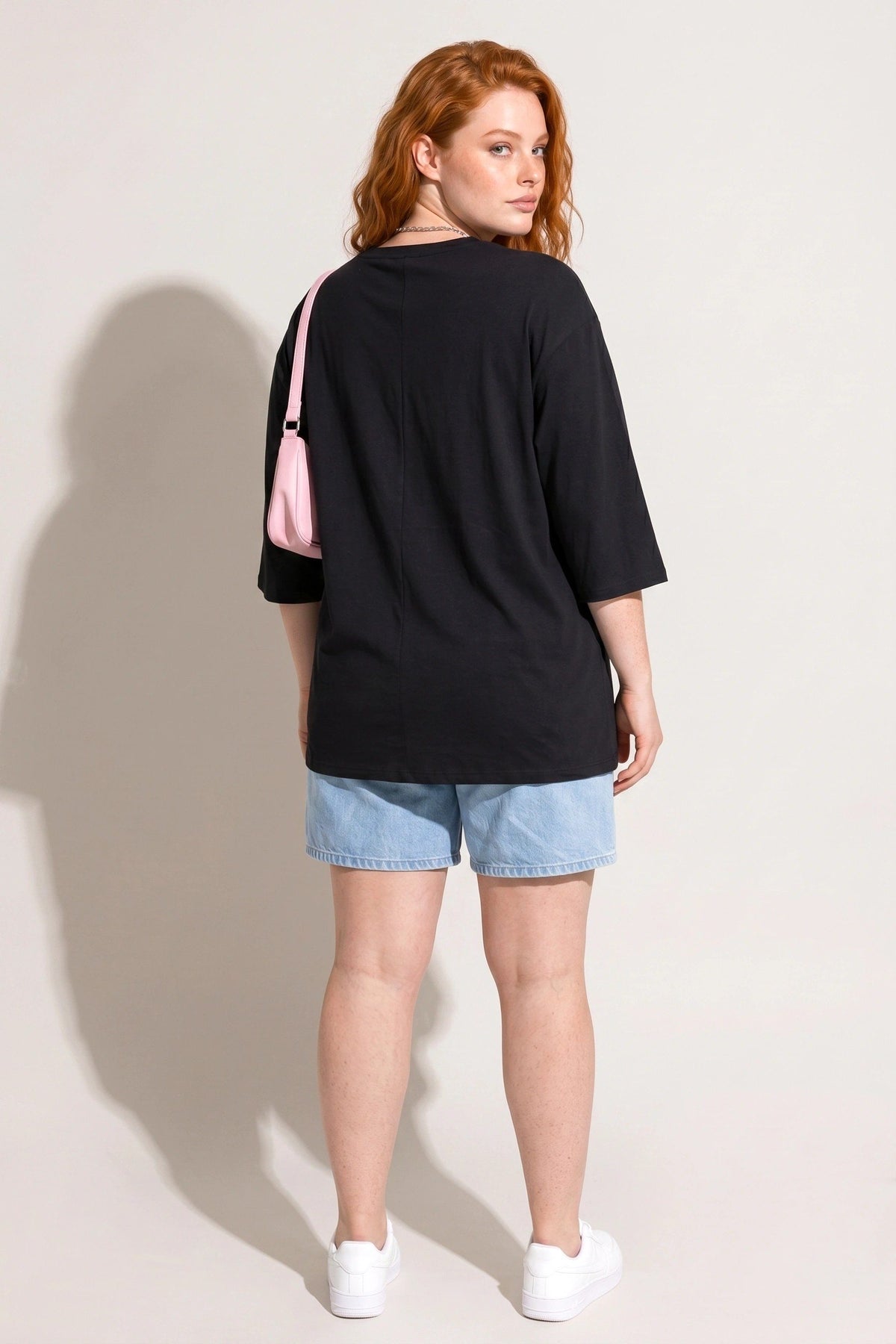 Bedrucktes Rundhals T-Shirt