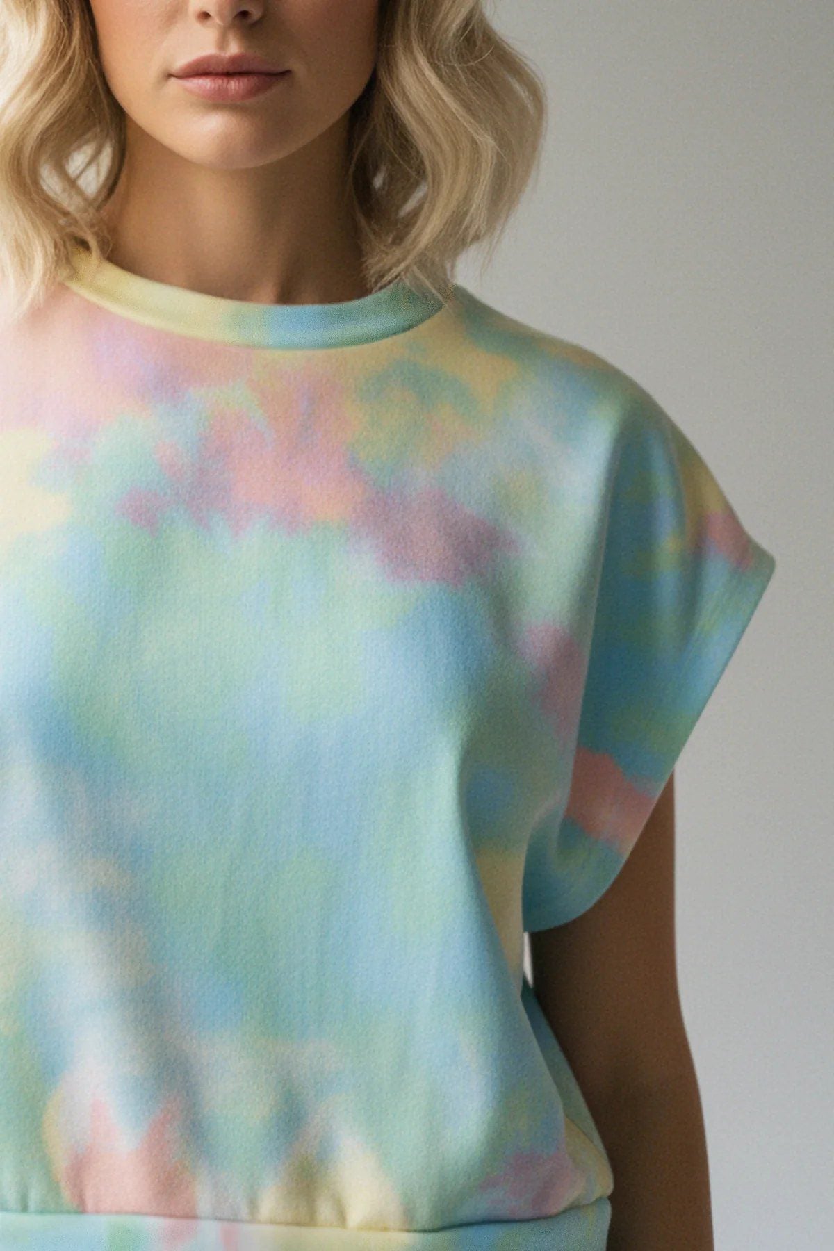 Kurzarm-T-Shirt mit Rundhalsausschnitt