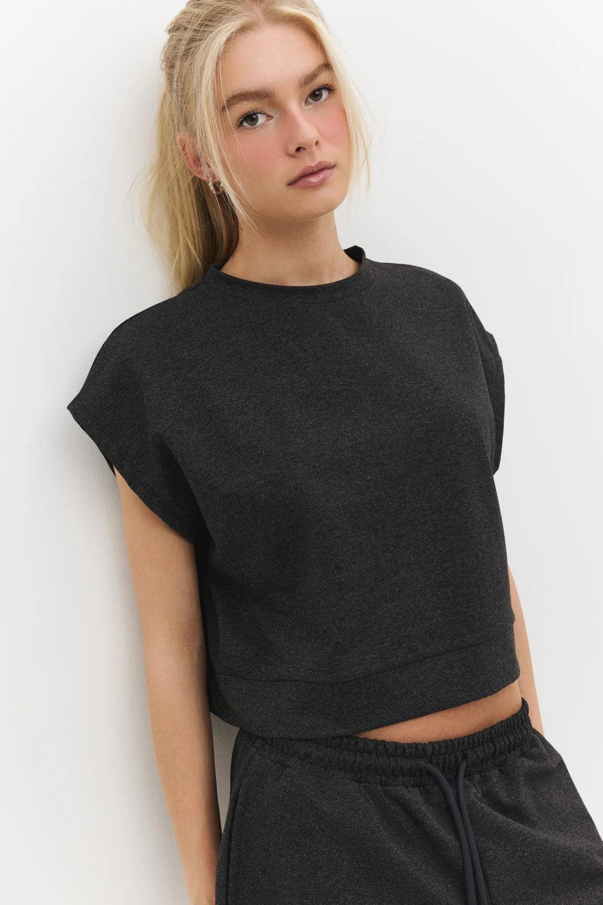 Kurzarm-T-Shirt mit Rundhalsausschnitt