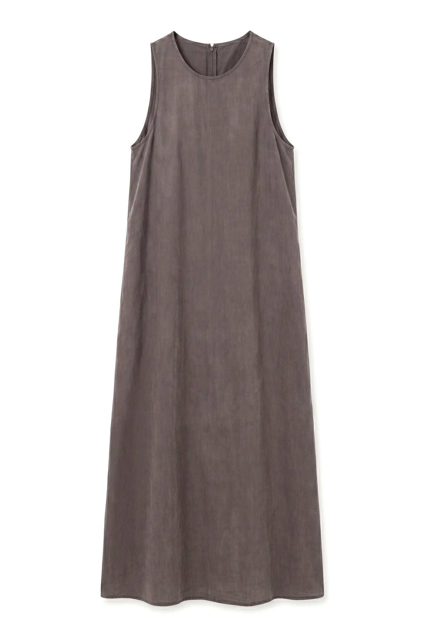 Ärmelloses, lockeres Maxi-Kleid