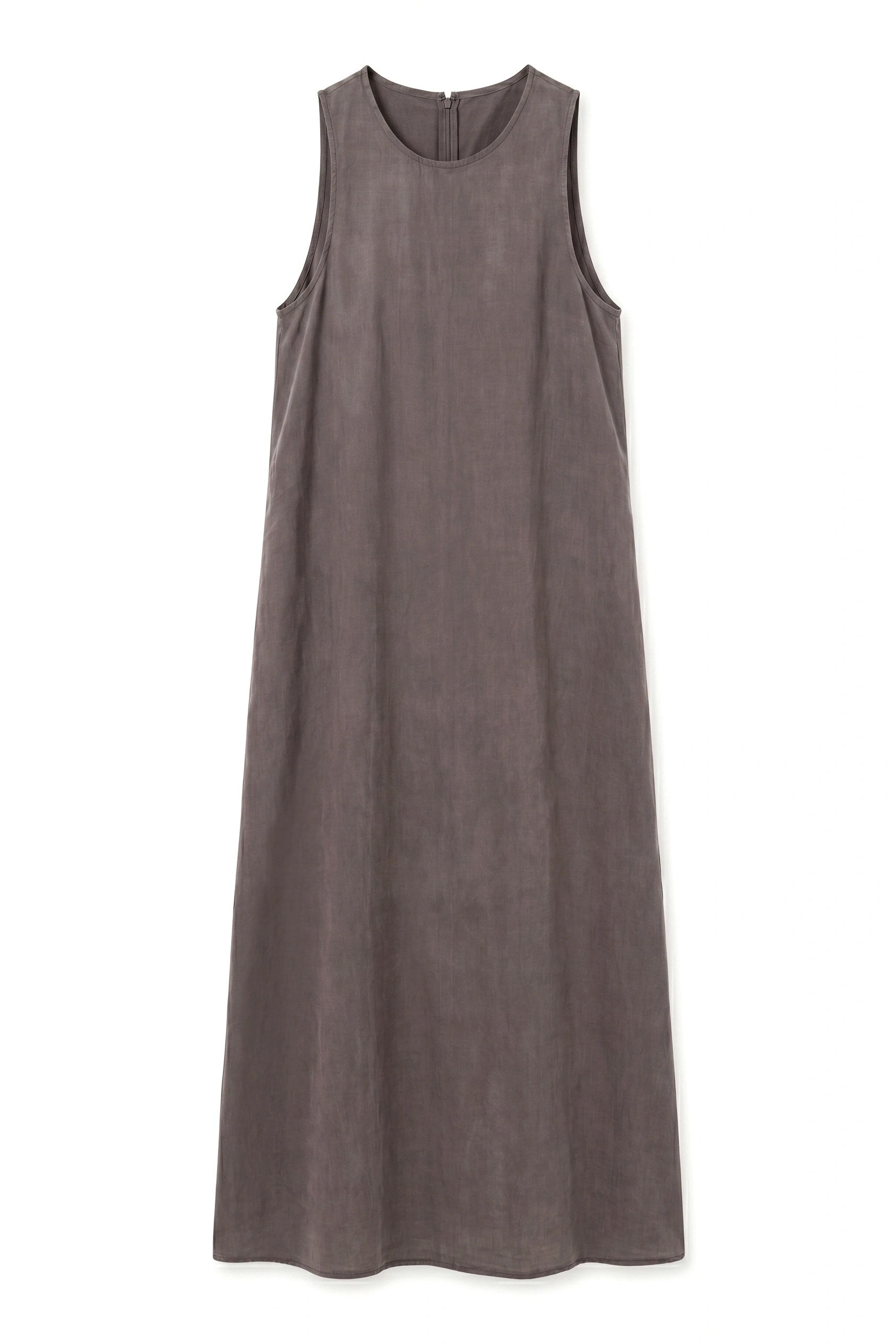 Ärmelloses, lockeres Maxi-Kleid