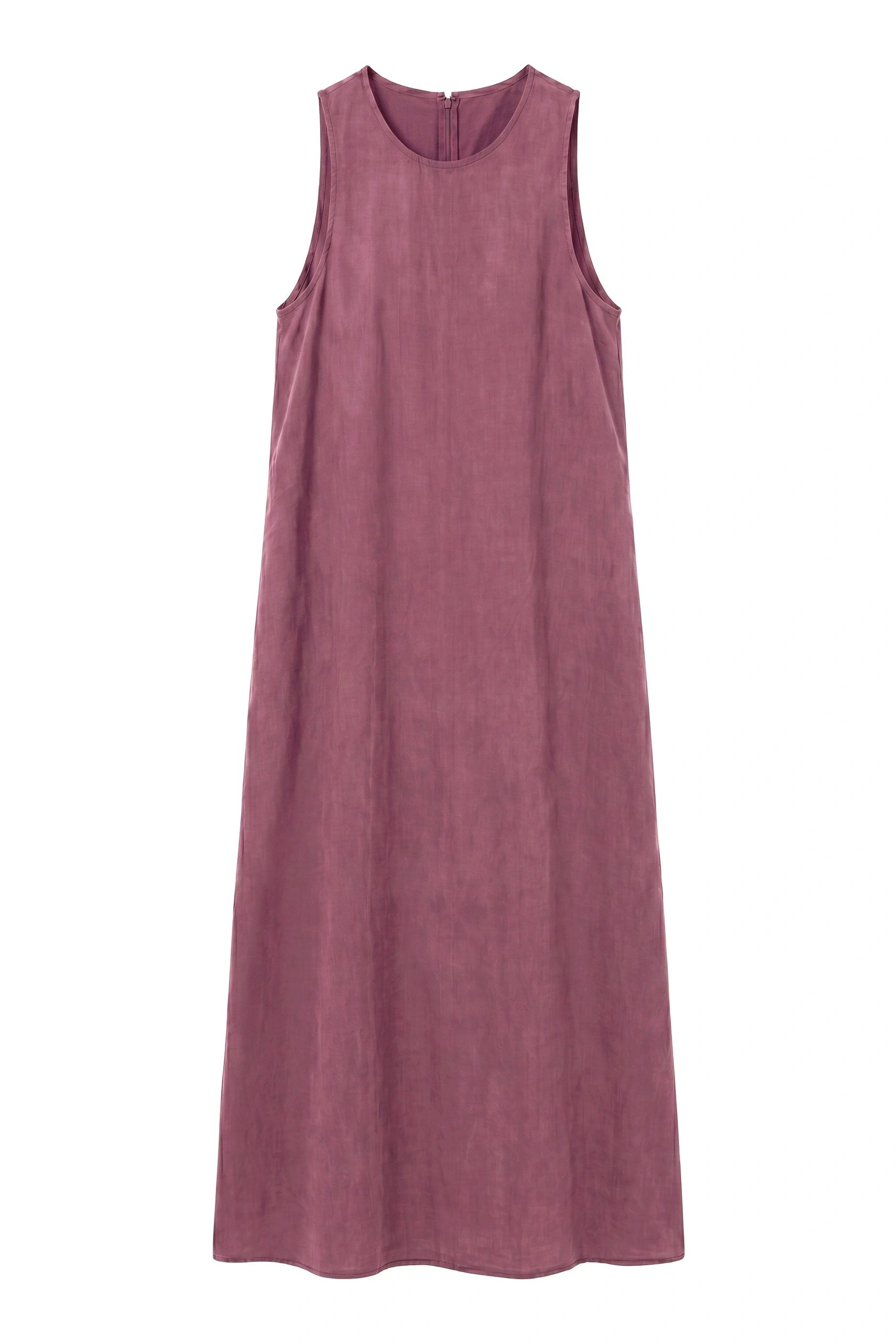 Ärmelloses, lockeres Maxi-Kleid