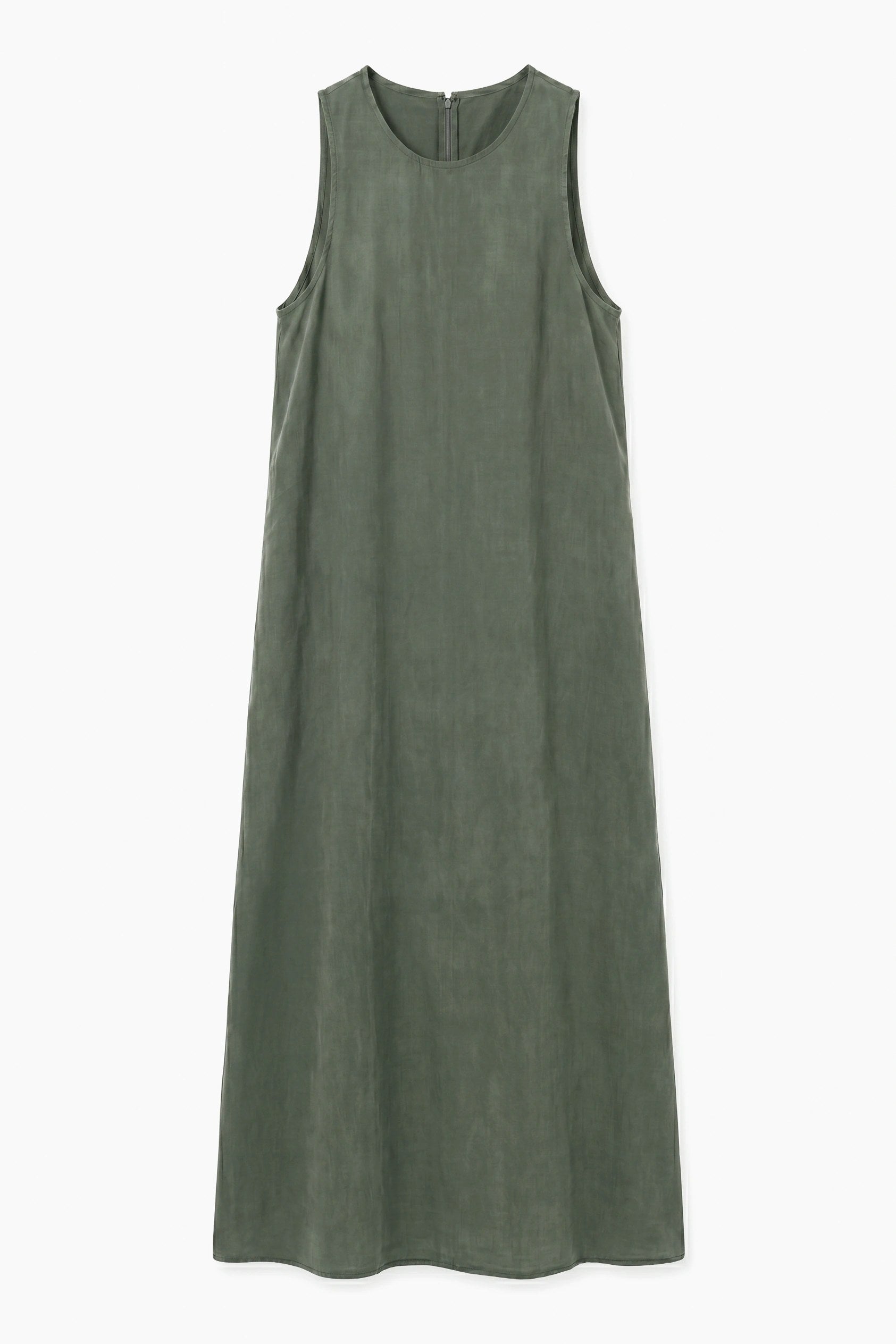 Ärmelloses, lockeres Maxi-Kleid