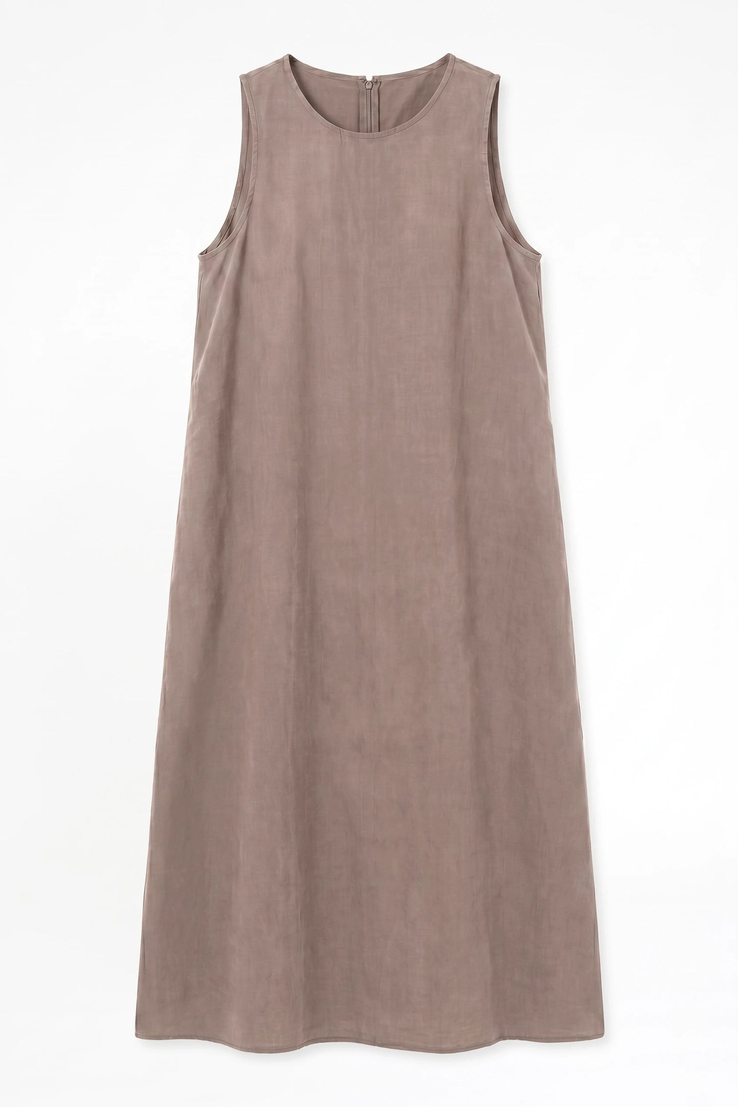 Ärmelloses, lockeres Maxi-Kleid