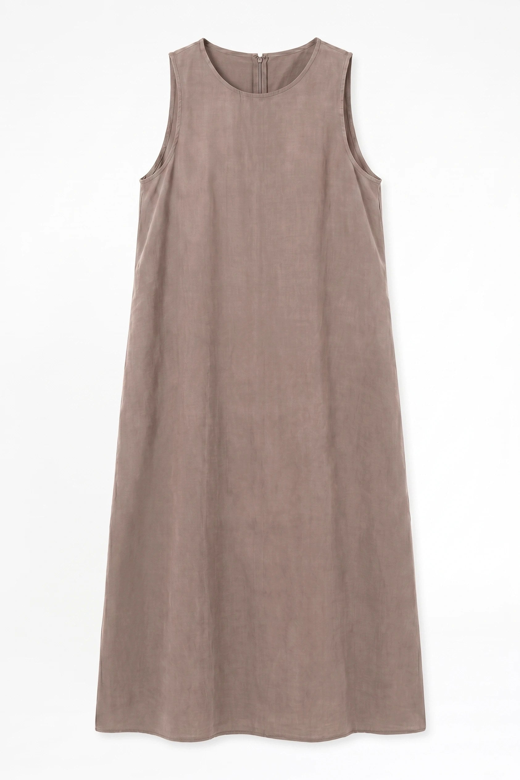 Ärmelloses, lockeres Maxi-Kleid