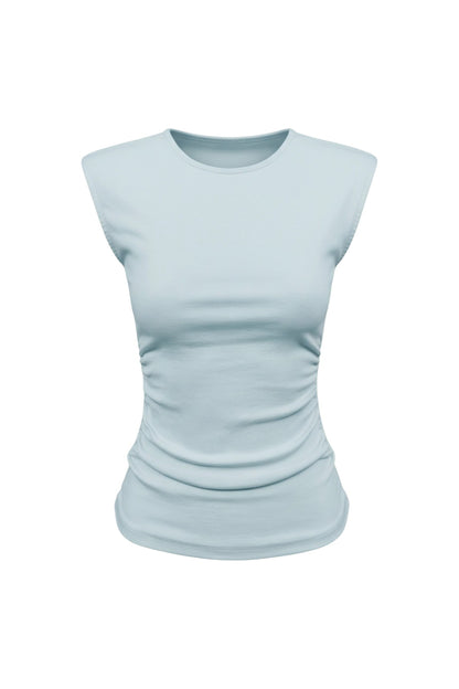 Kurzarm-T-Shirt mit V-Ausschnitt