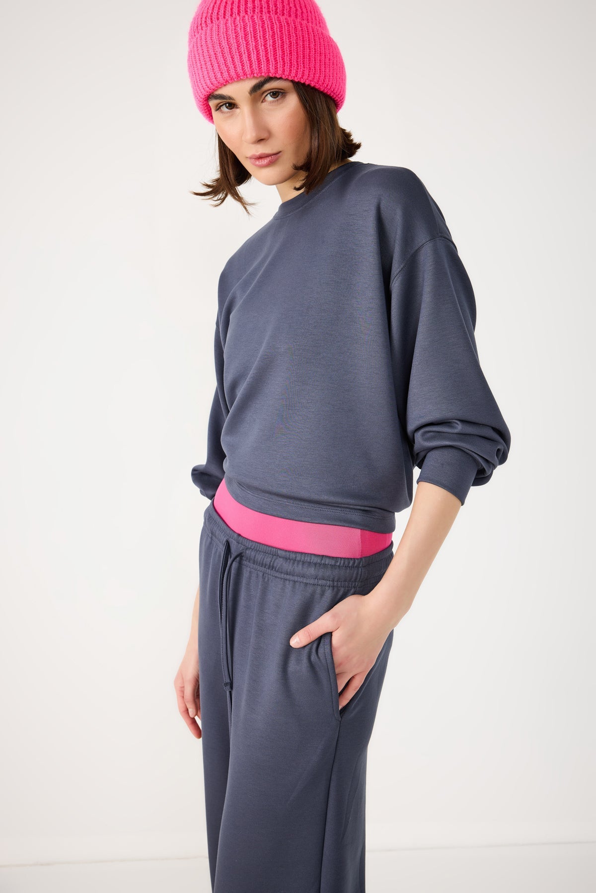 Sweatshirt mit Rundhalsausschnitt