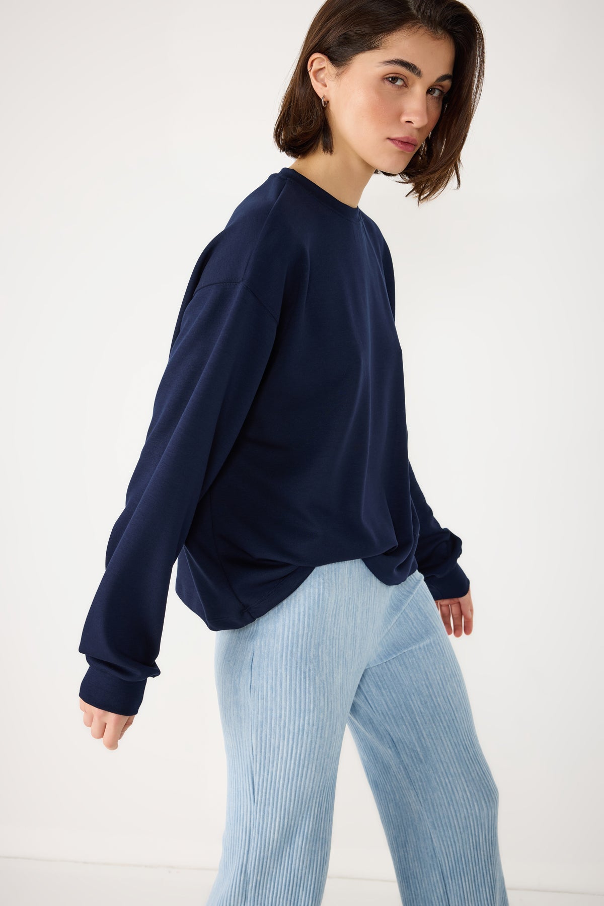 Sweatshirt mit Rundhalsausschnitt