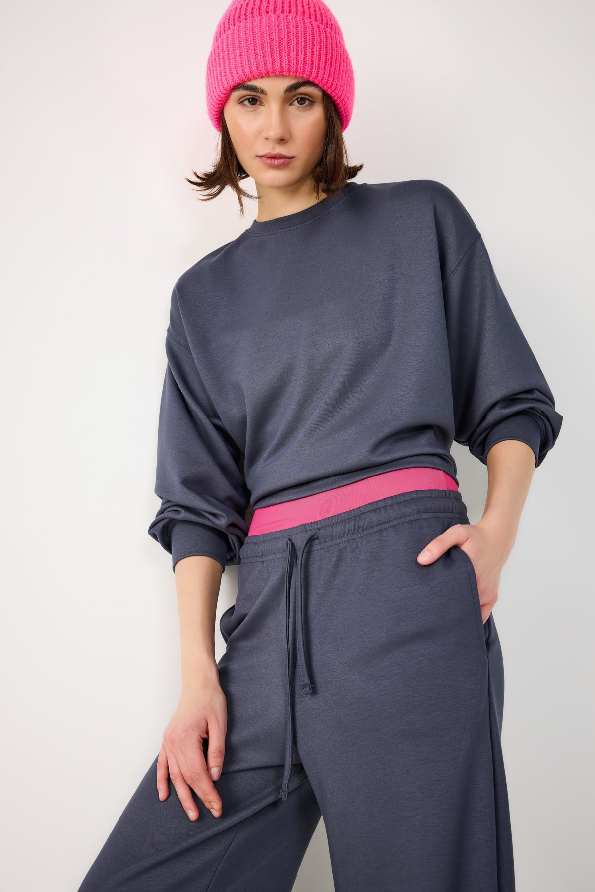 Sweatshirt mit Rundhalsausschnitt