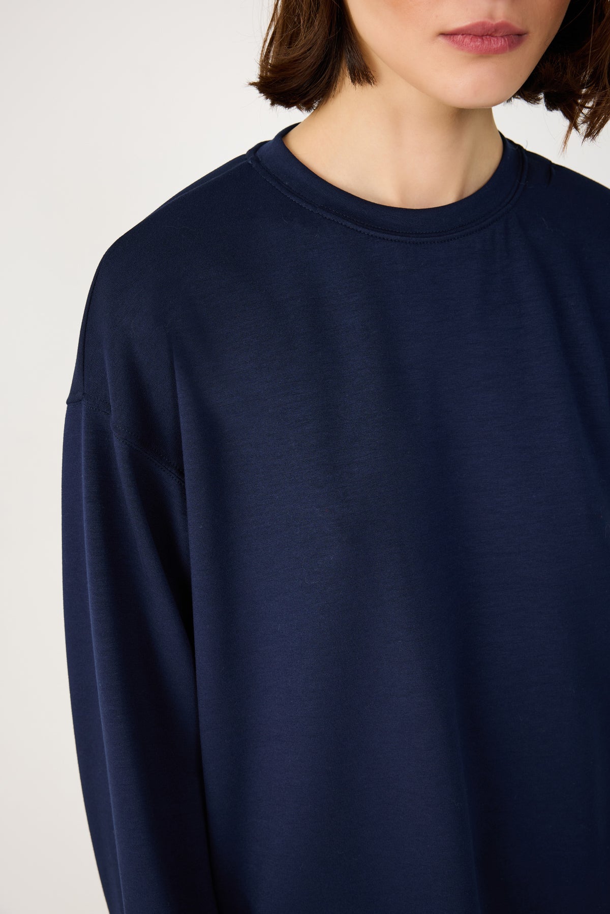 Sweatshirt mit Rundhalsausschnitt