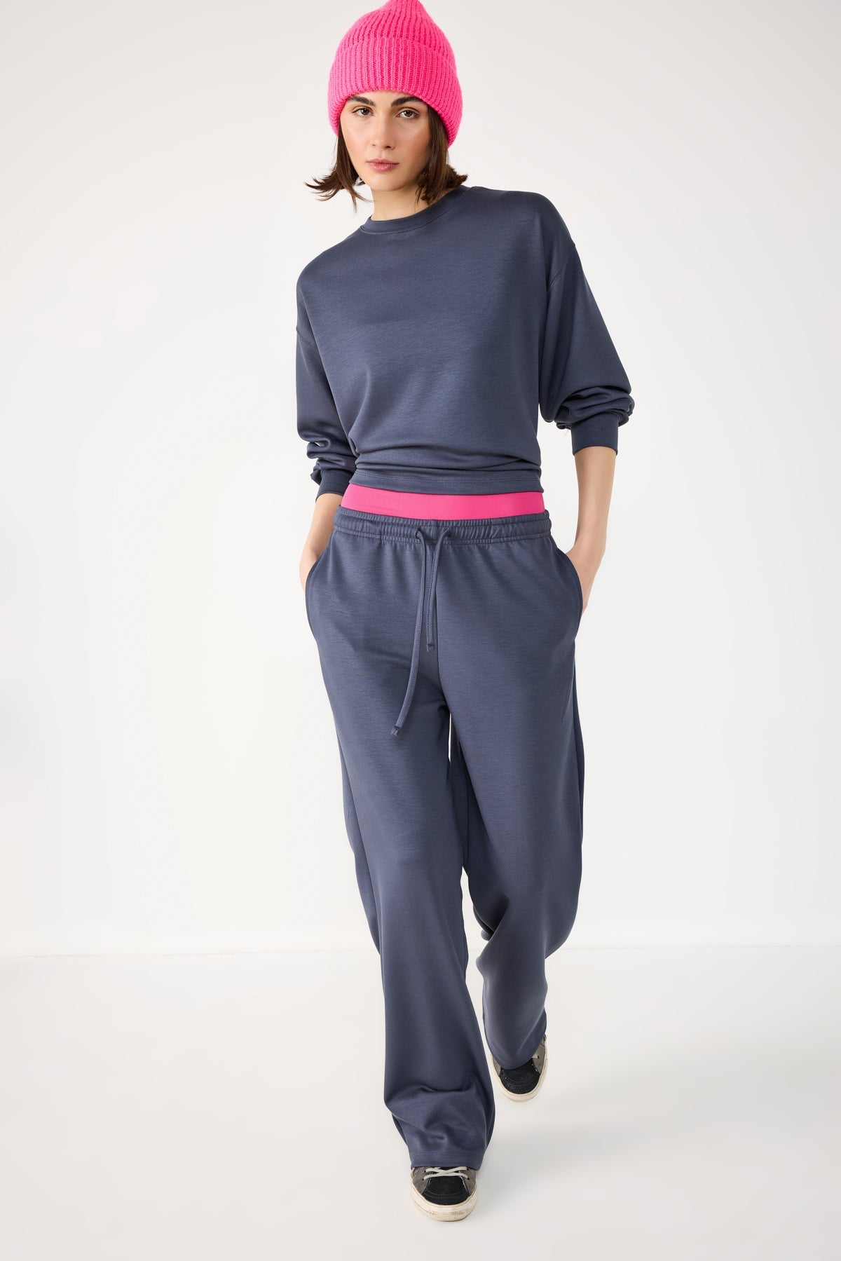 Sweatshirt mit Rundhalsausschnitt