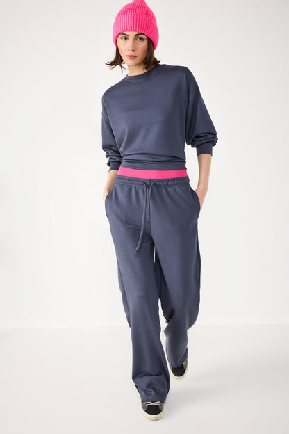 Sweatshirt mit Rundhalsausschnitt