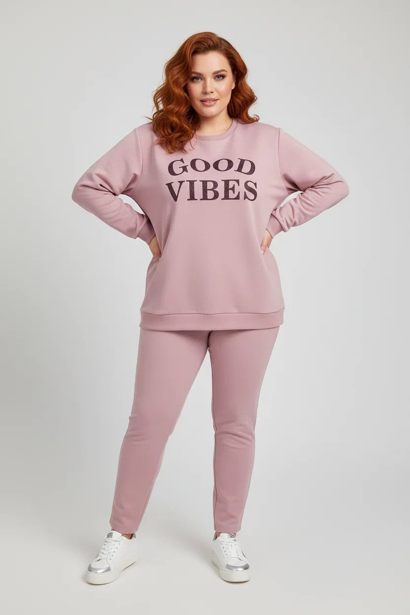 Sweatshirt mit Rundhalsausschnitt
