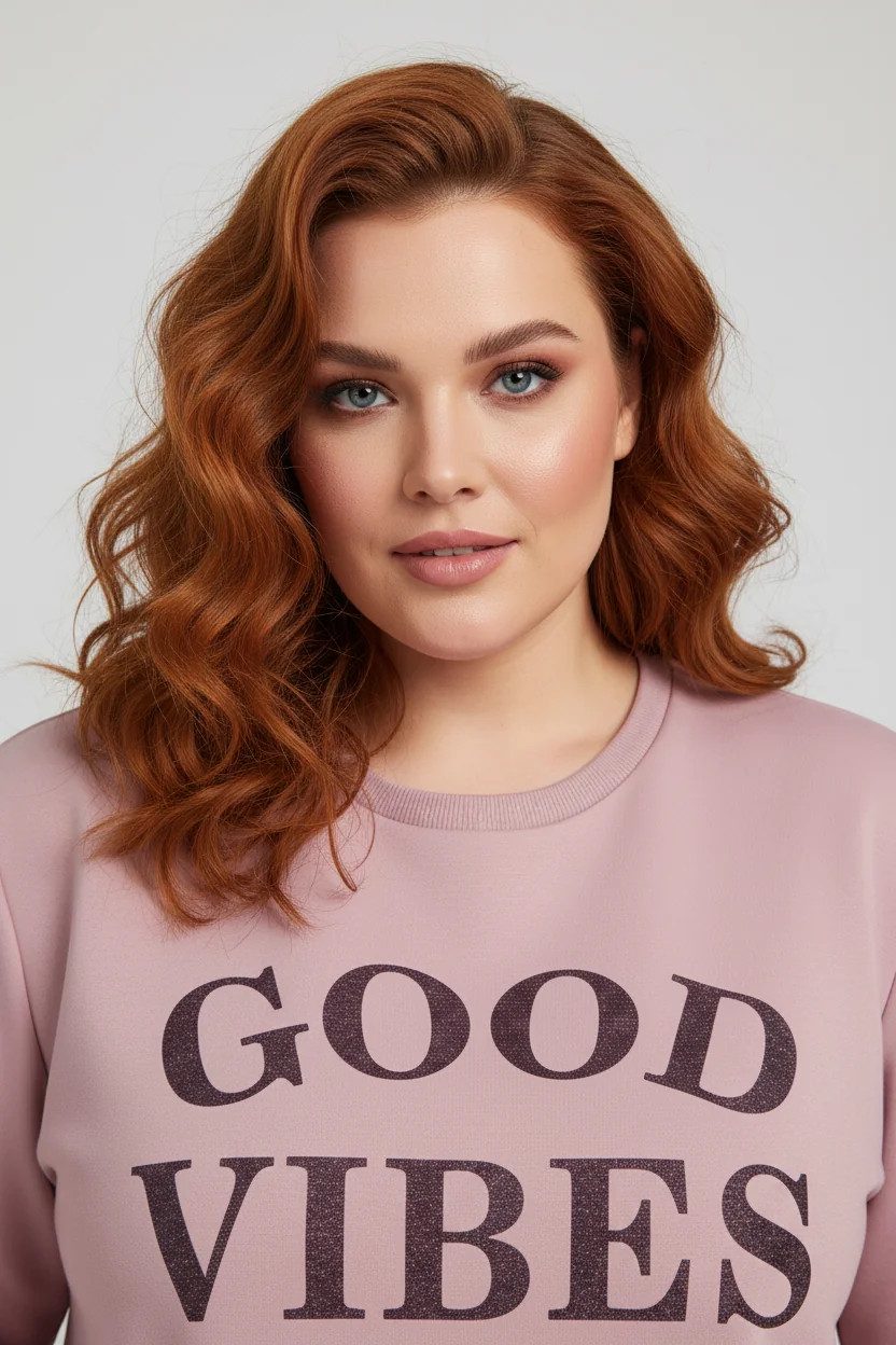 Sweatshirt mit Rundhalsausschnitt