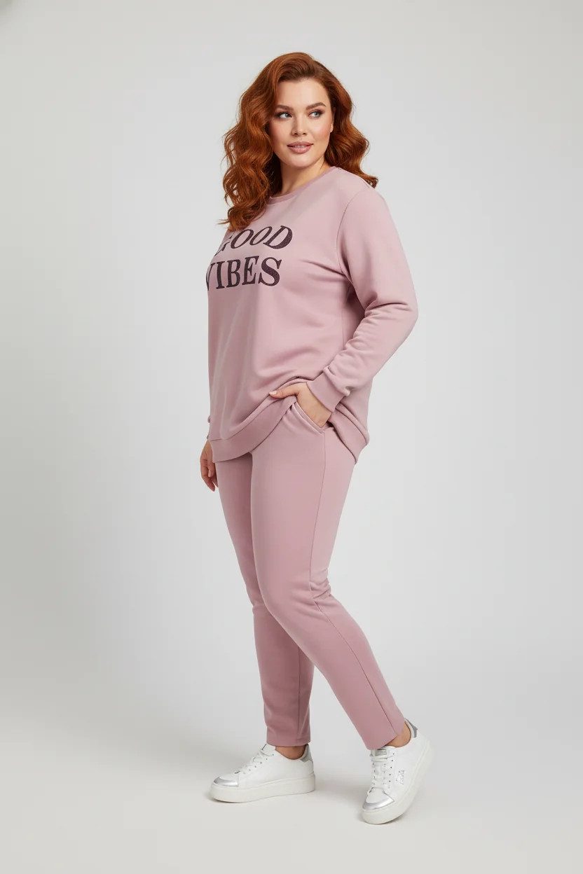 Sweatshirt mit Rundhalsausschnitt