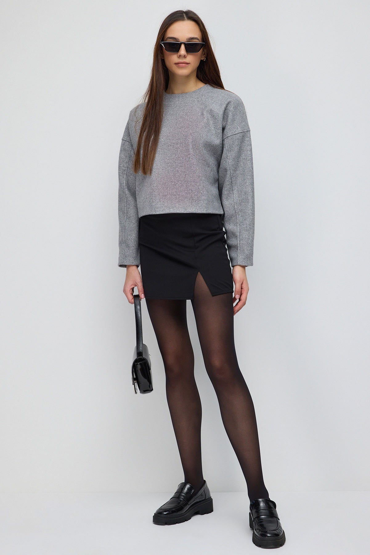 Sweatshirt mit Rundhalsausschnitt