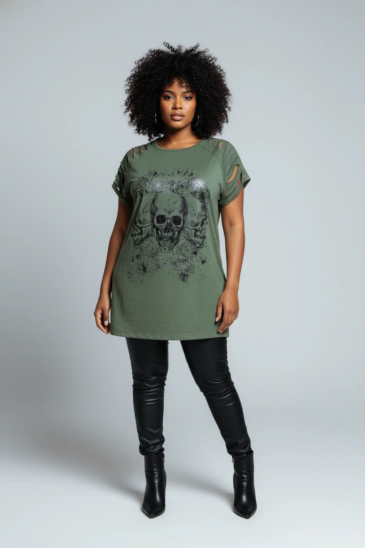 Rundhals-T-Shirt