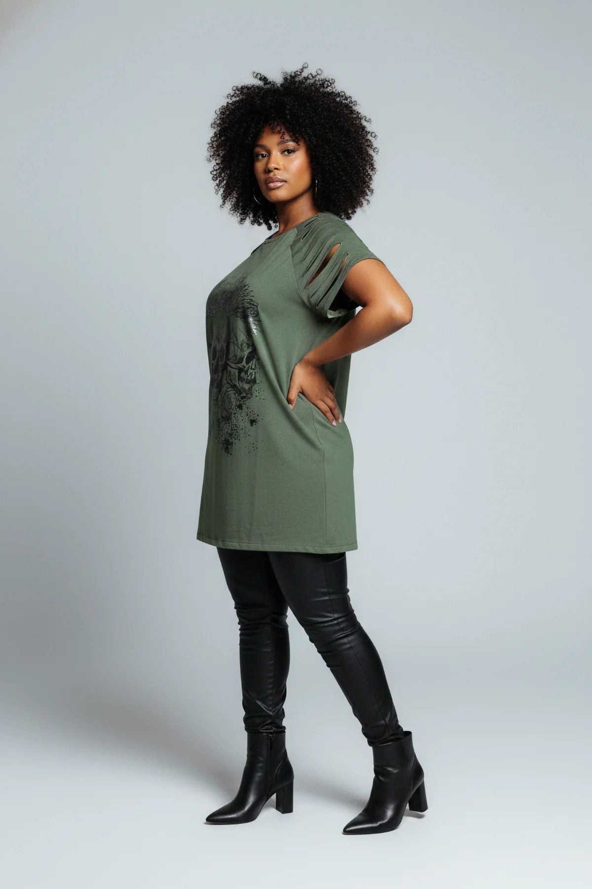 Rundhals-T-Shirt