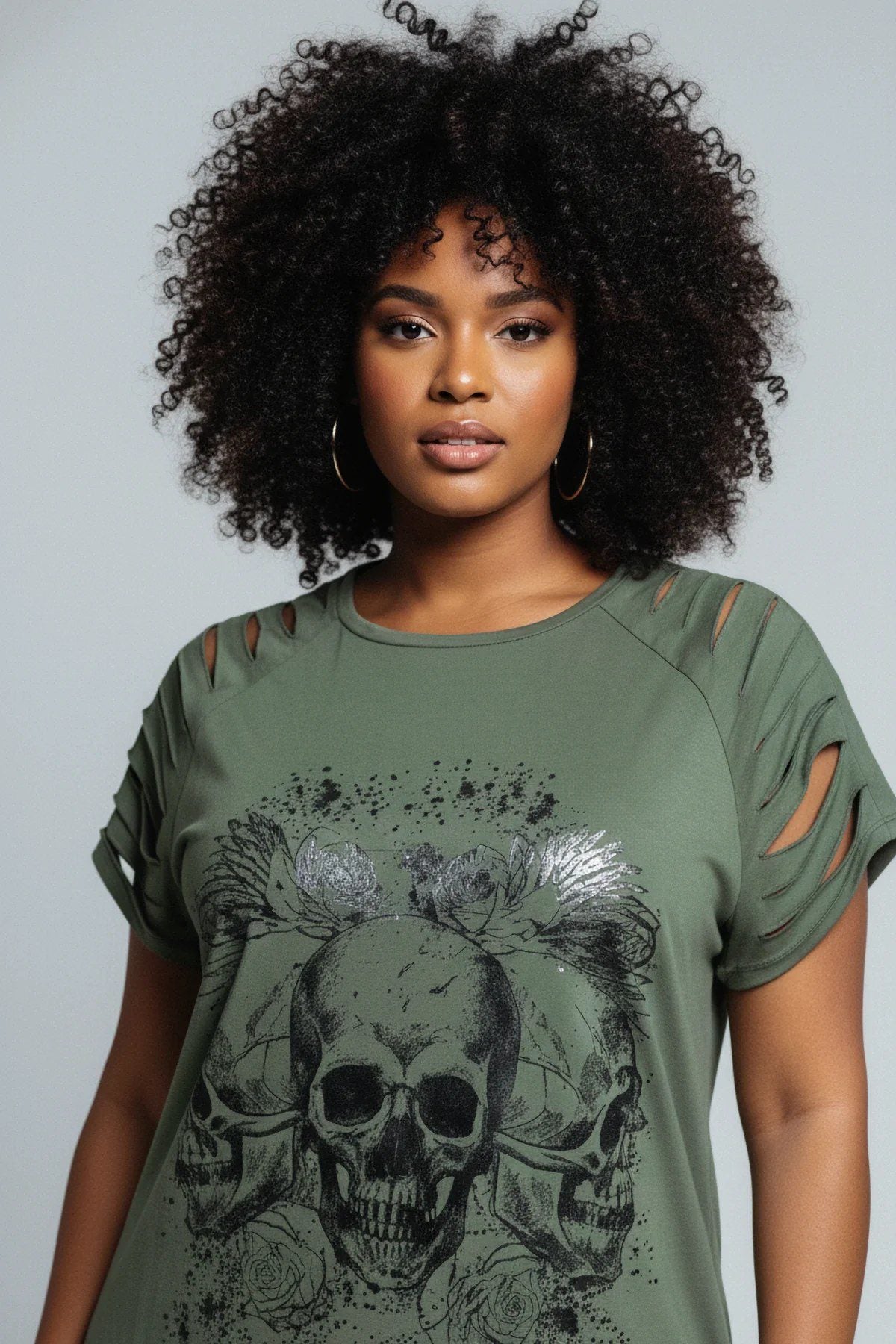 Rundhals-T-Shirt