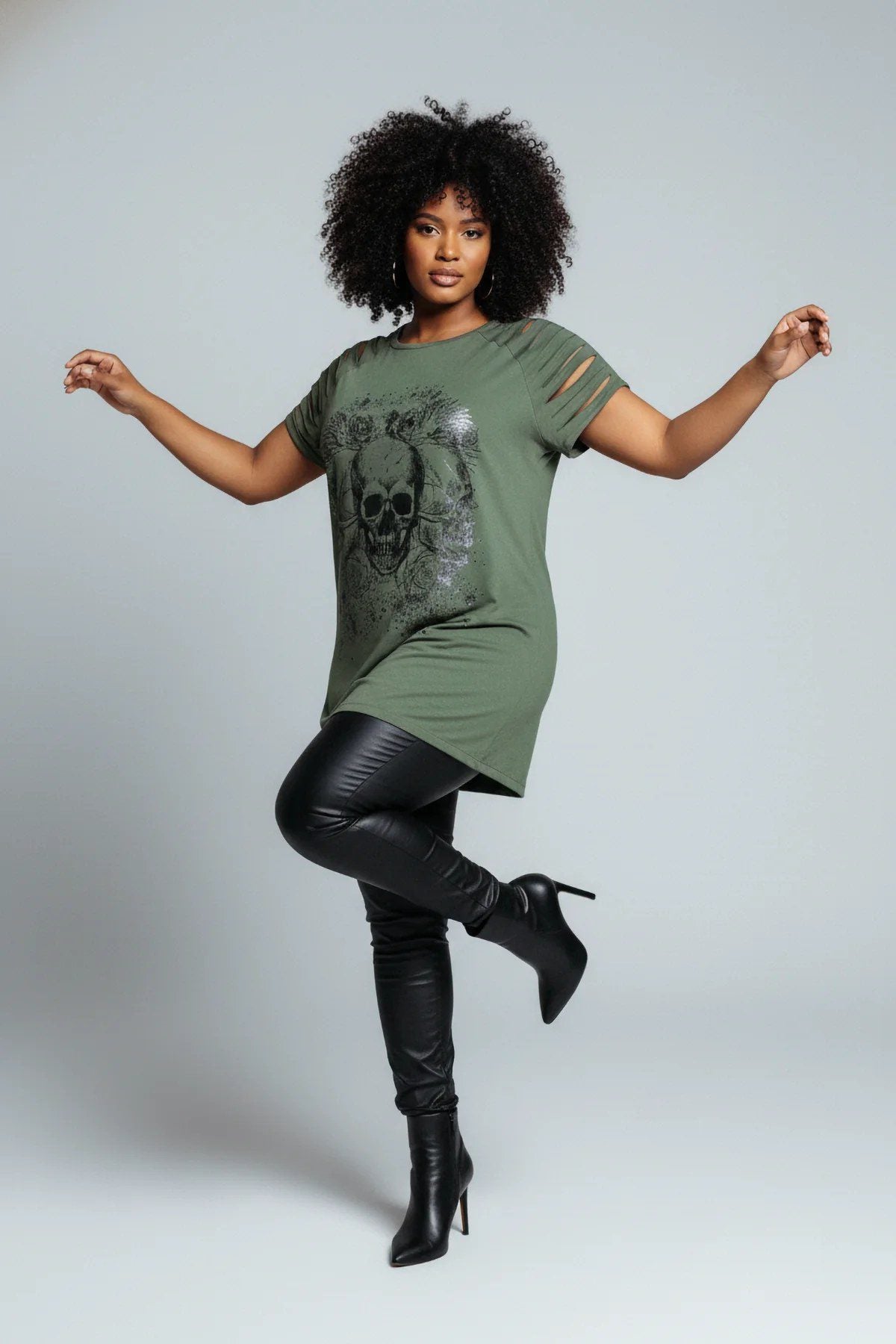 Rundhals-T-Shirt