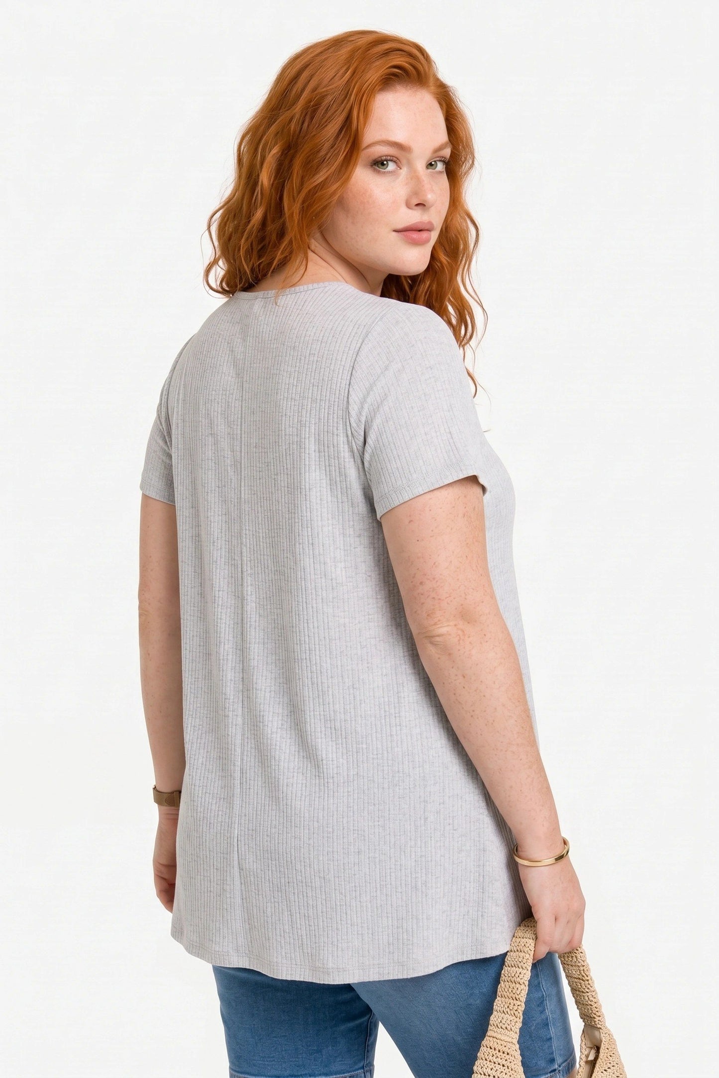Crew-Neck T-Shirt aus Baumwolle