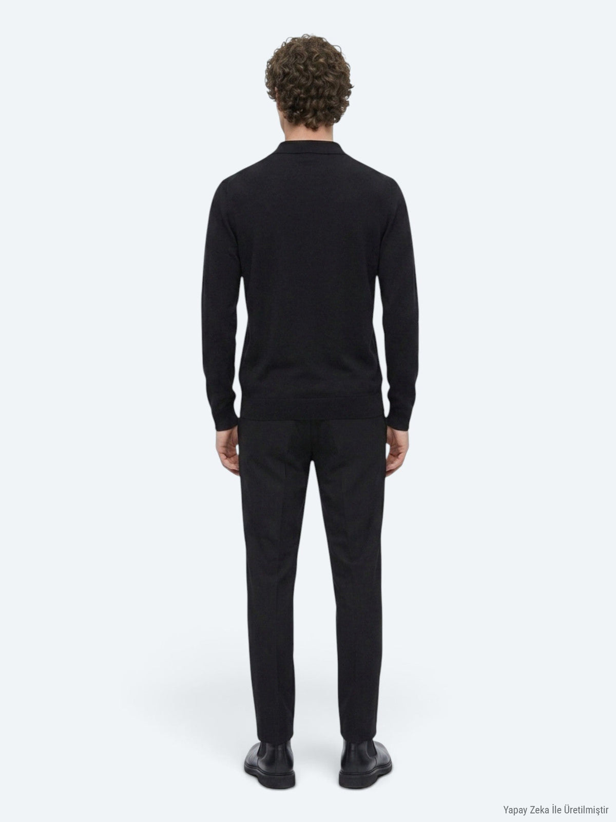 KİP Schwarzes Strick-Sweatshirt Black