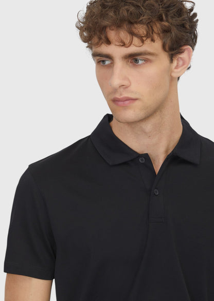 Einfarbiges Polo-Shirt aus 100 % Baumwolle