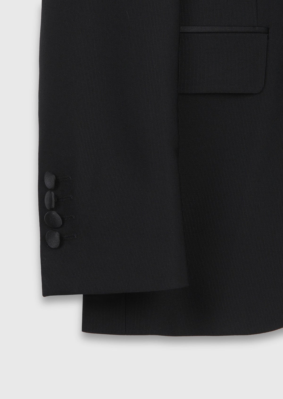Ramsey Schwarzer moderner Tuxedo mit Schalkragen Siyah