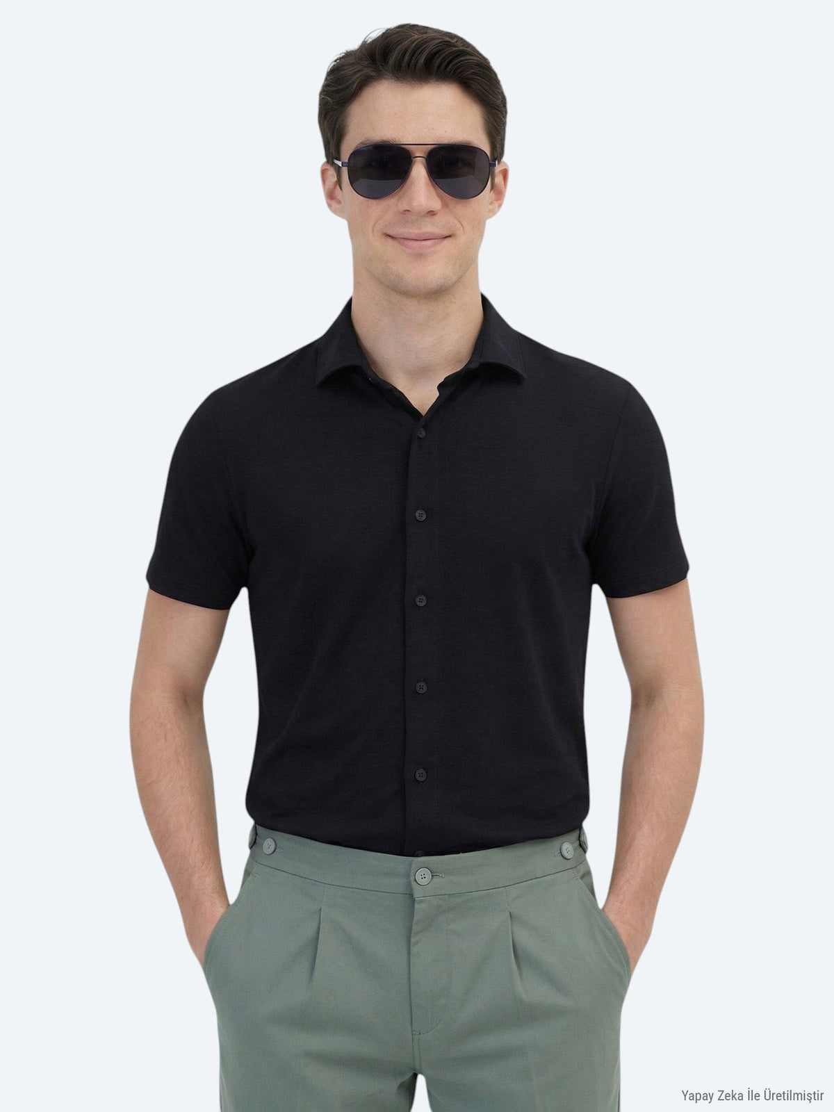 Einfaches Regular Fit Freizeithemd