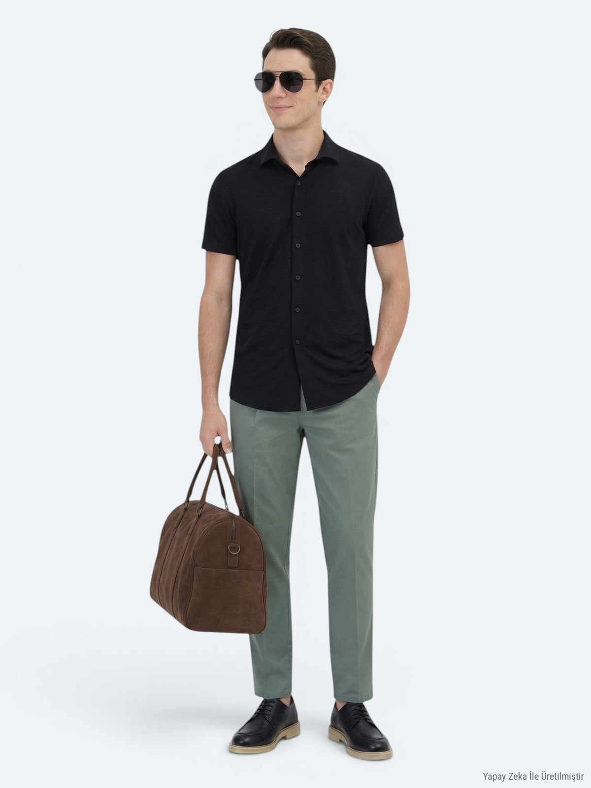 Einfaches Regular Fit Freizeithemd