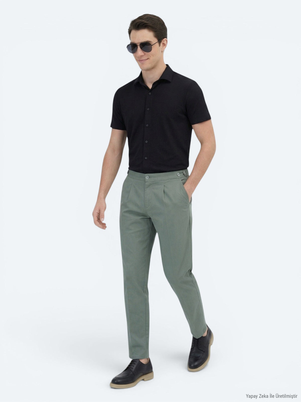 KİP Einfaches Regular Fit Freizeithemd Siyah