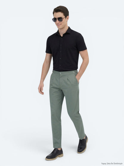 Einfaches Regular Fit Freizeithemd