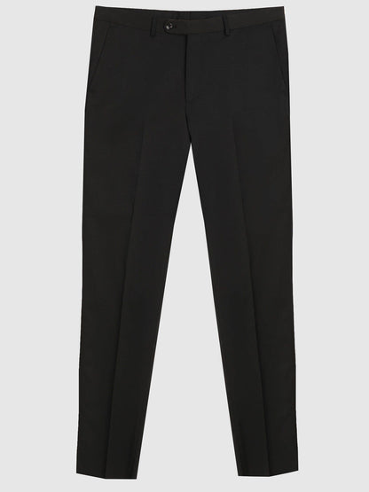 Schlichter, modischer Slim-Fit-Anzug aus Wollmischung
