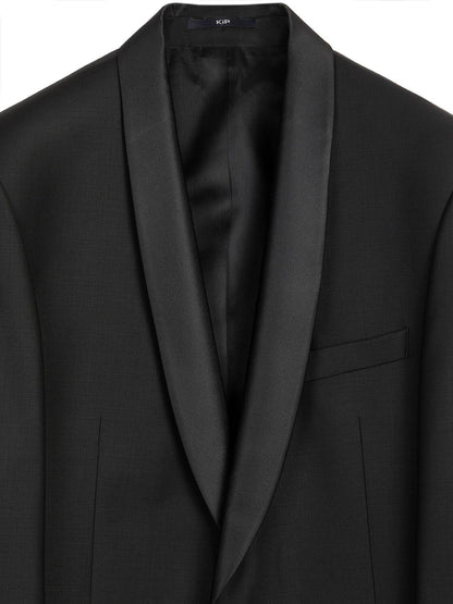 Schlichter, modischer Slim-Fit-Anzug aus Wollmischung