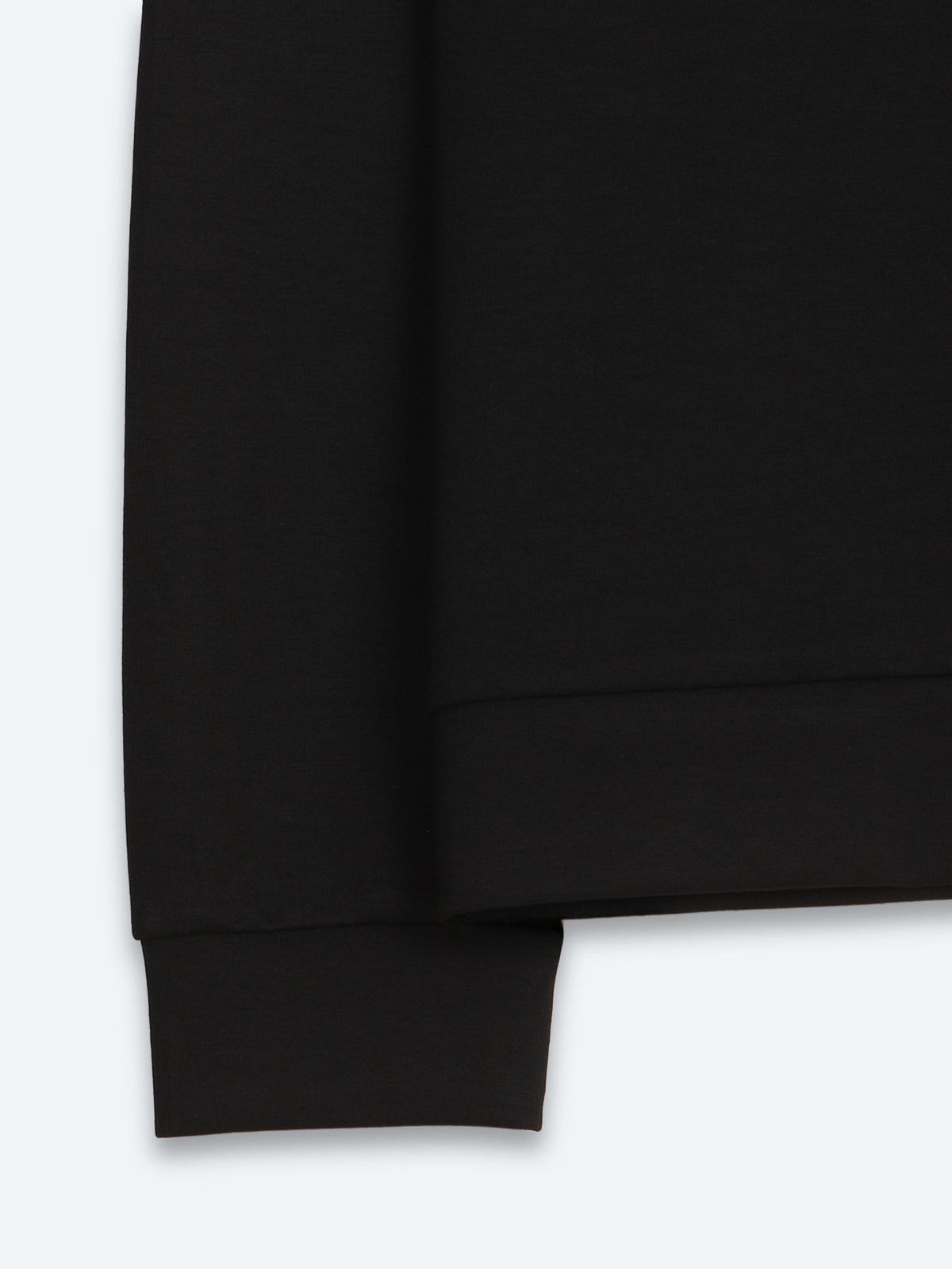 Schwarzes schlichtes Sweatshirt