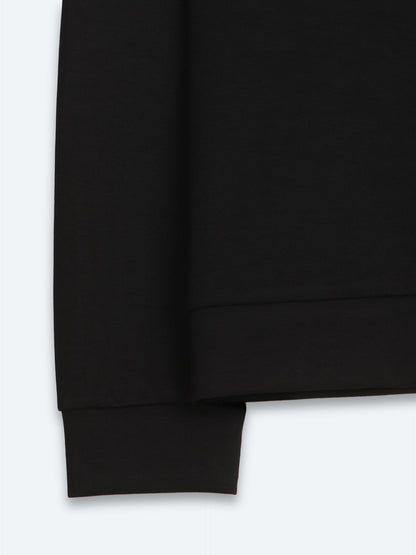Schwarzes schlichtes Sweatshirt