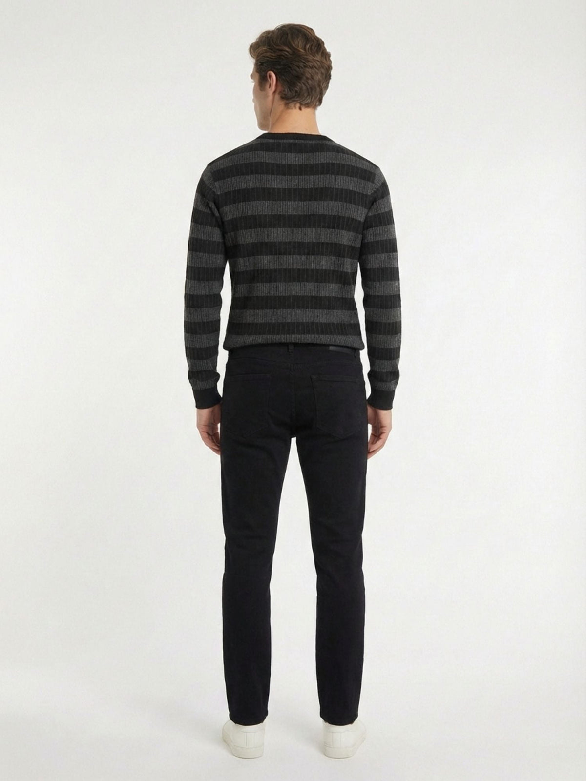 KİP Schwarze Velours Casual Baumwollhose